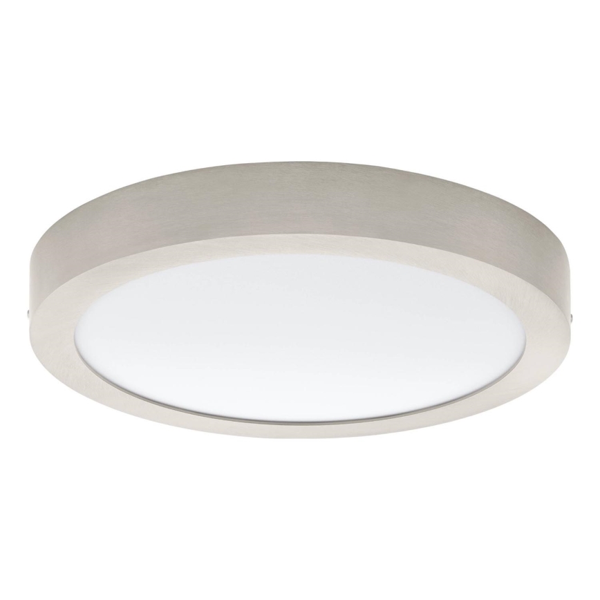 Eglo 64724 - Светодиодный потолочный светильник FUEVA PRO LED/25W/230V 3000K диаметр 30 см матовый хром
