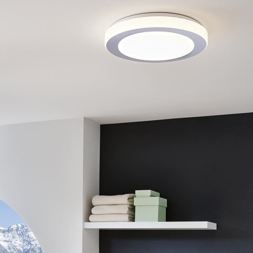 Eglo 64744 - Вуличний світлодіодний стельовий світильник CARPI PRO LED/11W/230V діаметр 30 см IP44