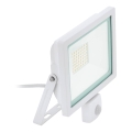 Eglo 64877 - Светодиодный прожектор с датчиком FILETTI LED/50W/230V 3000K IP44 белый