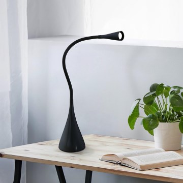 Eglo 64975 - Светодиодная гибкая настольная лампа с регулированием яркости SNAPORA PRO LED/3,5W/230V 3000K черный