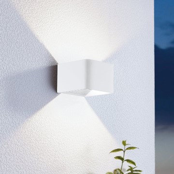 Eglo 65043 - Вуличний світлодіодний настінний світильник DONINNI PRO LED/5W/230V IP44 білий