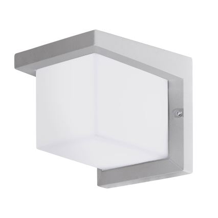 Eglo 65045 - Вуличний світлодіодний настінний світильник DESELLA PRO LED/10W/230V IP54 срібний
