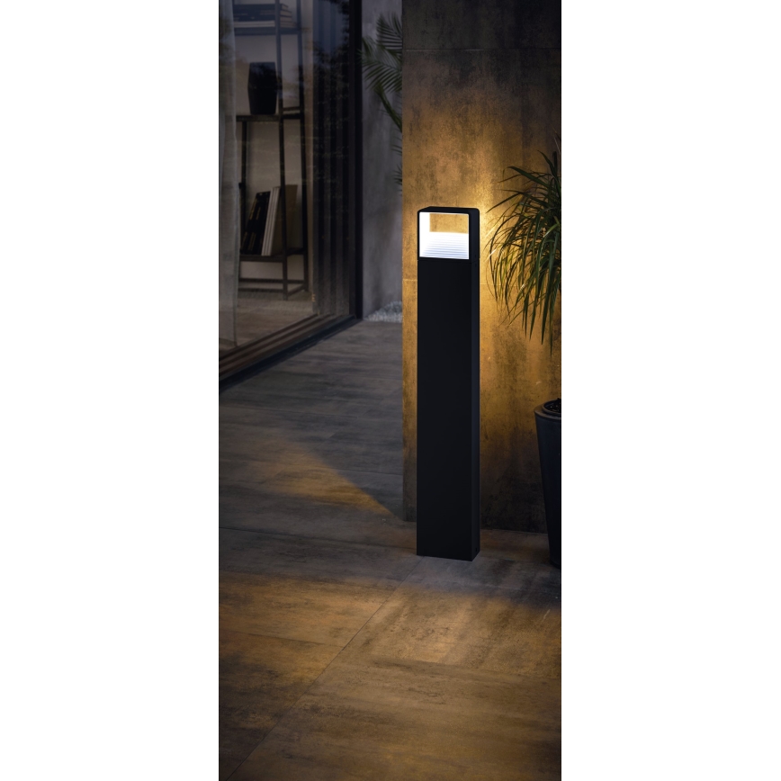 Eglo 65082 - Светодиодная уличная лампа DONINNI PRO LED/5W/230V 3000K 40 см IP44 антрацит