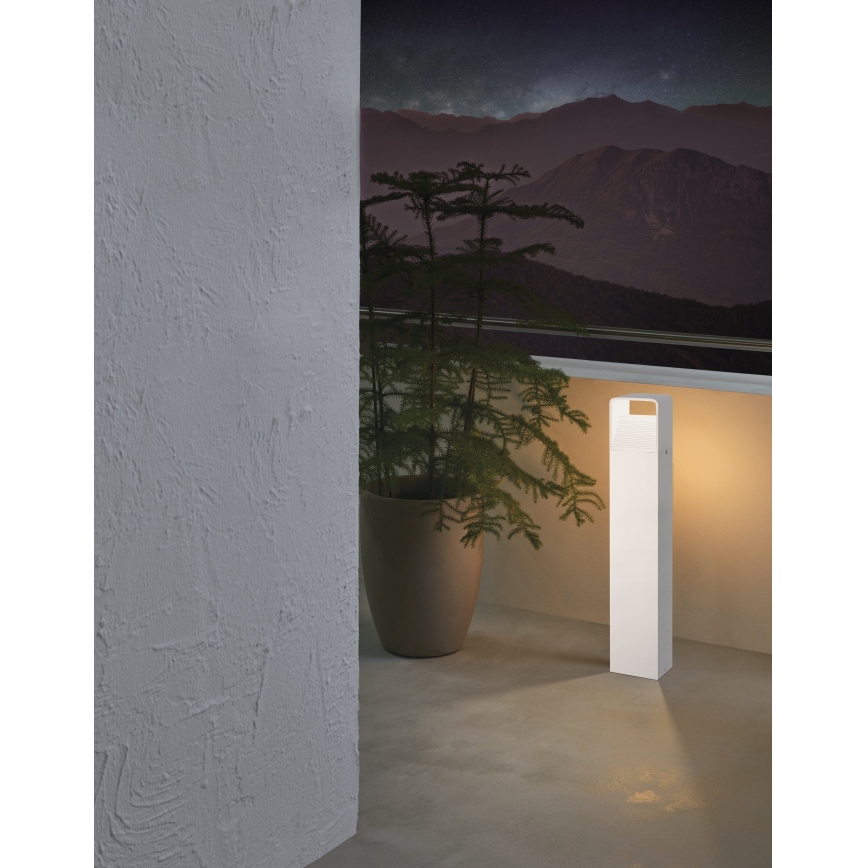 Eglo 65085 - Вулична світлодіодна лампа DONINNI PRO LED/5W/230V 3000K 80 см IP44 білий