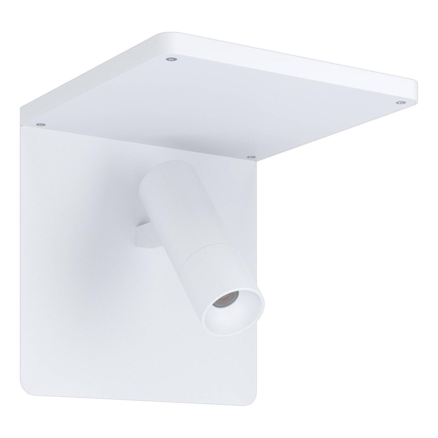 Eglo 67562 - Світлодіодний настінний світильник з полицею CIGLIE LED/8,1W/230V білий