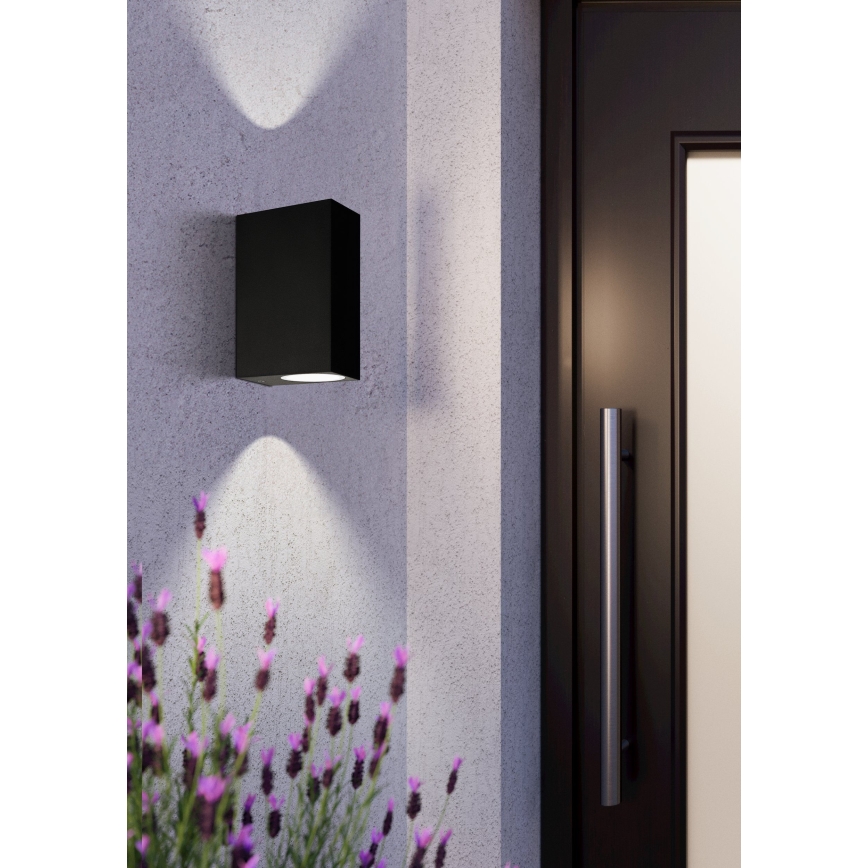 Eglo 74023 - Вуличний настінний світильник SCOGLIERA 2xGU10/5W/230V IP44