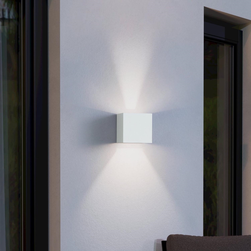 Eglo 74025 - Вуличний світлодіодний настінний світильник BARCAROLA LED/4,5W/230V IP44 білий