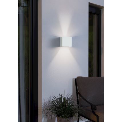 Eglo 74025 - Вуличний світлодіодний настінний світильник BARCAROLA LED/4,5W/230V IP44 білий