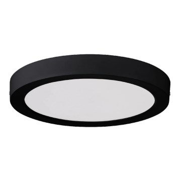 Eglo 74036 - Стельовий LED світильник IDUN LED/24,2W/230V 3000K діаметр 30 см чорний
