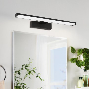 Eglo 74061 - LED Підсвітка для дзеркала для ванної GALENZANA LED/7,4W/230V 4000K 40 см IP44 чорний