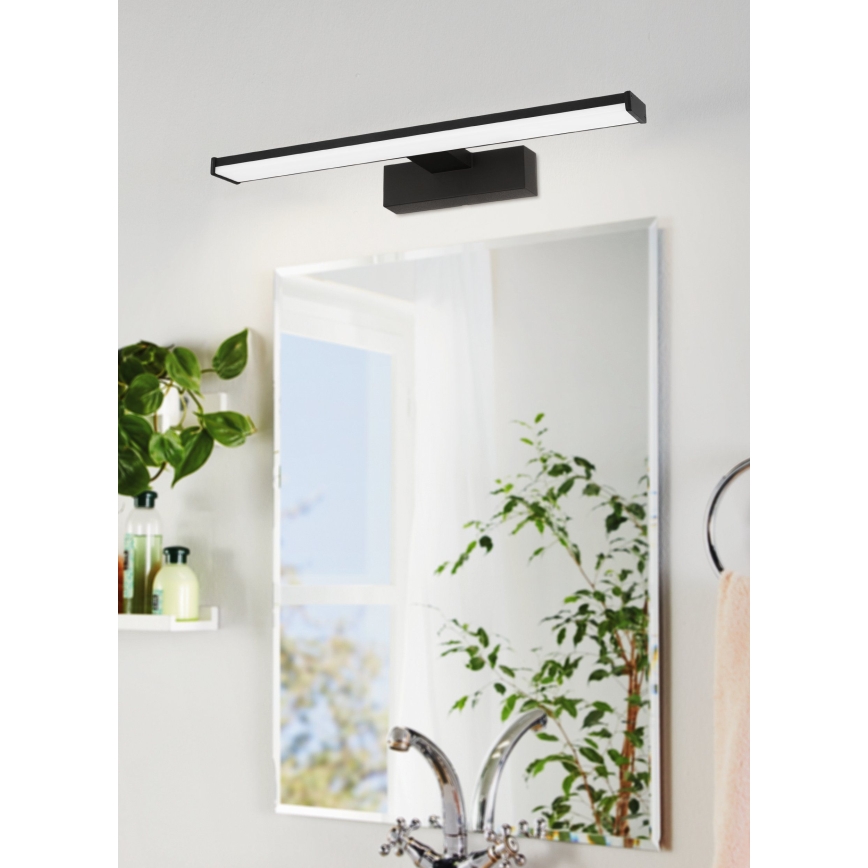 Eglo 74061 - LED Підсвітка для дзеркала для ванної GALENZANA LED/7,4W/230V 4000K 40 см IP44 чорний