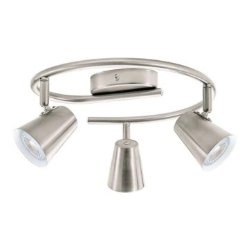 Eglo 75219 - LED точковий світильник TRAVALE 3xGU10/3W/230V матовий хром