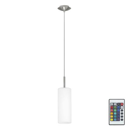 Eglo 75251 - LED RGB Підвісна люстра з регулюванням яскравості ELLUNO-C E27/7,5W/230V