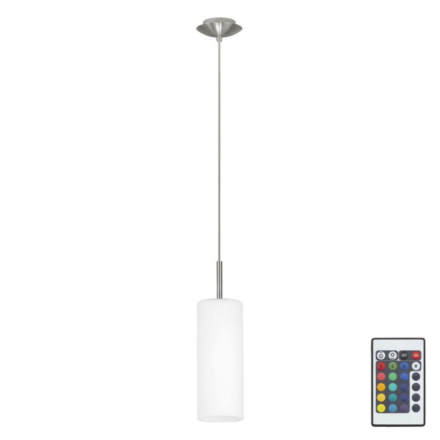 Eglo 75251 - LED RGB Підвісна люстра з регулюванням яскравості ELLUNO-C E27/7,5W/230V