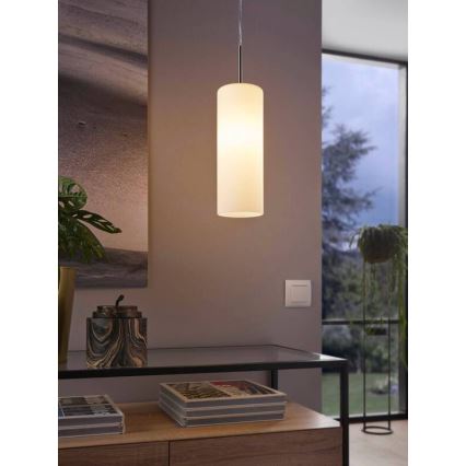 Eglo 75251 - LED RGB Підвісна люстра з регулюванням яскравості ELLUNO-C E27/7,5W/230V