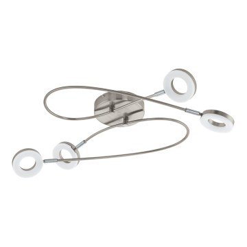 Eglo 75255 - LED стельовий світильник MOSANO 4xLED/3,8W/230V 3000K матовий хром