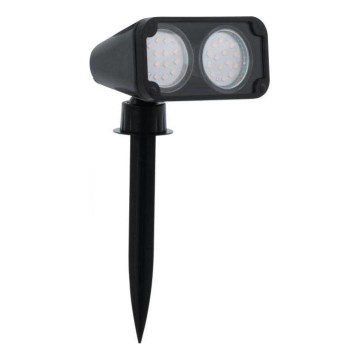 Eglo 75315 - Вулична світлодіодна лампа NEMA 2xGU10/2,8W/230V 3000K IP44