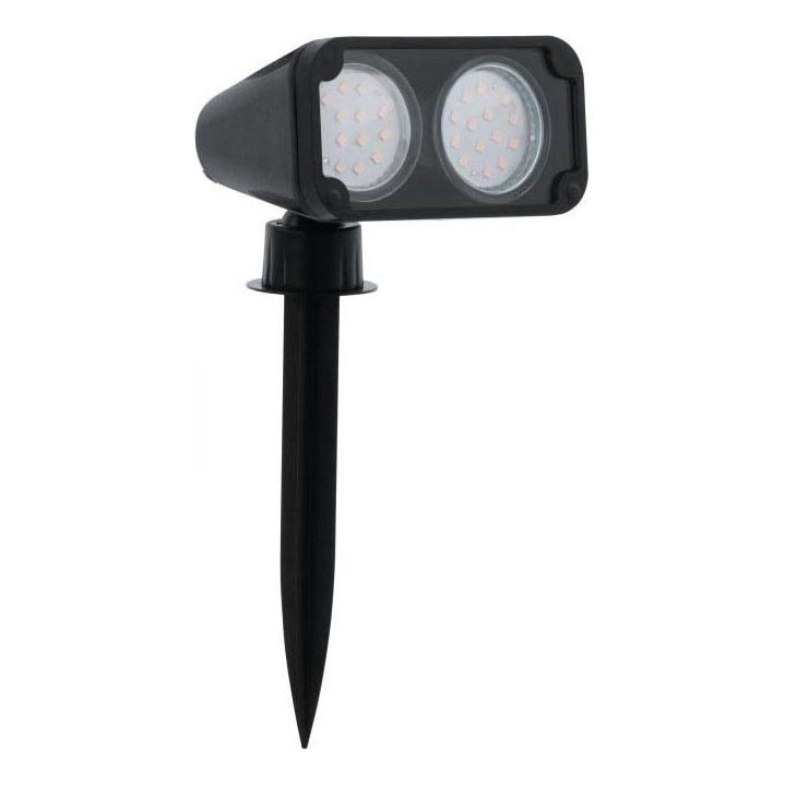 Eglo 75315 - Вулична світлодіодна лампа NEMA 2xGU10/2,8W/230V 3000K IP44