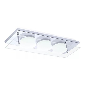 Eglo 75328 - LED стельовий світильник ABIOLA 3xLED/6W/230V глянцевий хром