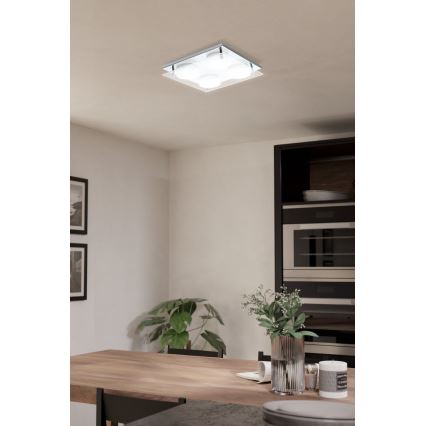 Eglo 75329 - LED потолочный светильник ABIOLA 4xLED/6W/230V глянцевый хром