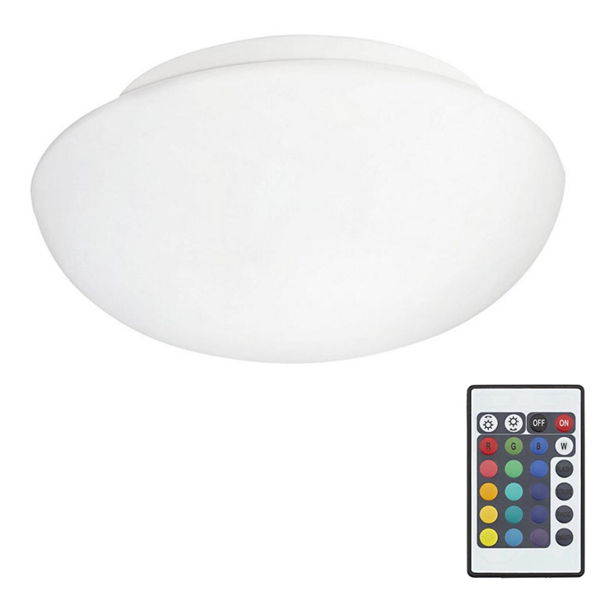 Eglo 75351 - Светодиодный RGB регулируемый потолочный светильник ELLA-C 1xE27/7,5W/230V с дистанционным управлением