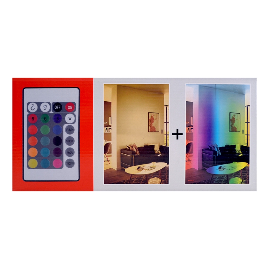 Eglo 75351 - Світлодіодний стельовий світильник RGB з регулюванням яскравості ELLA-C 1xE27/7,5W/230V