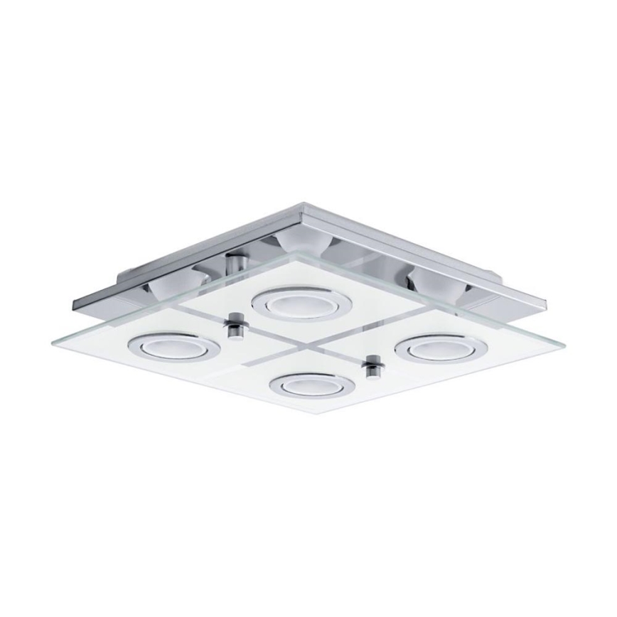 Eglo 75378 - Світильник стельовий LED RGBW з регулюванням яскравості CABO-C 4xGU10/4W/230V + дистанційне керування