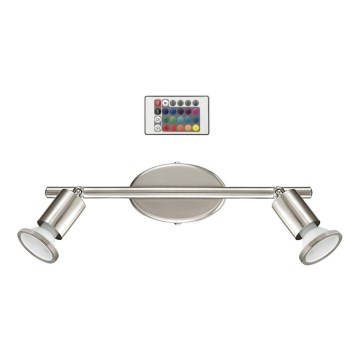 Eglo 75384 - Светодиодный прожектор BUZZ-C 2xGU10/4W/230V