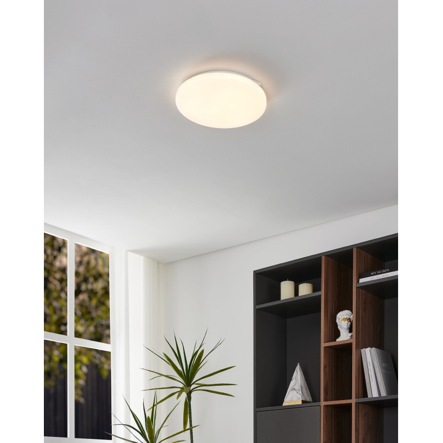 Eglo - Світлодіодний стельовий світильник з датчиком руху LED/15,5W/230V 3000K діаметр 33 cm білий