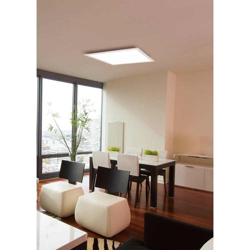 Eglo 75525 - Стельовий RGBW-світильник з регулюванням яскравості SALOBRENA LED/12W/230V 2700-6500K + пульт дистанційного керування