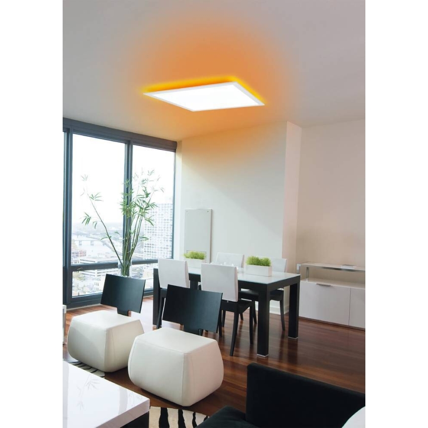 Eglo 75525 - Стельовий RGBW-світильник з регулюванням яскравості SALOBRENA LED/12W/230V 2700-6500K + пульт дистанційного керування