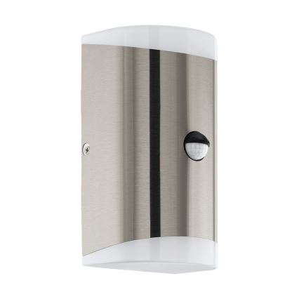 Eglo - Уличный светодиодный настенный светильник с датчиком 2xGU10/4,6W/230V IP44