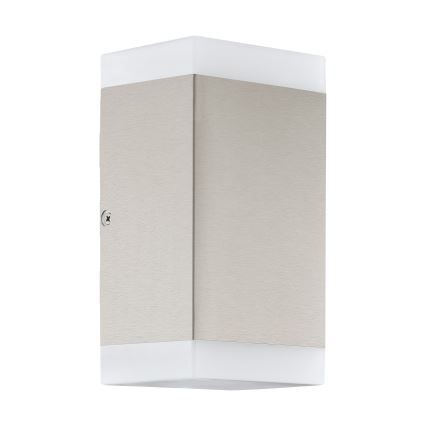 Eglo - LED Зовнішній настінний світильник 2xGU10/4,6W/230V IP44