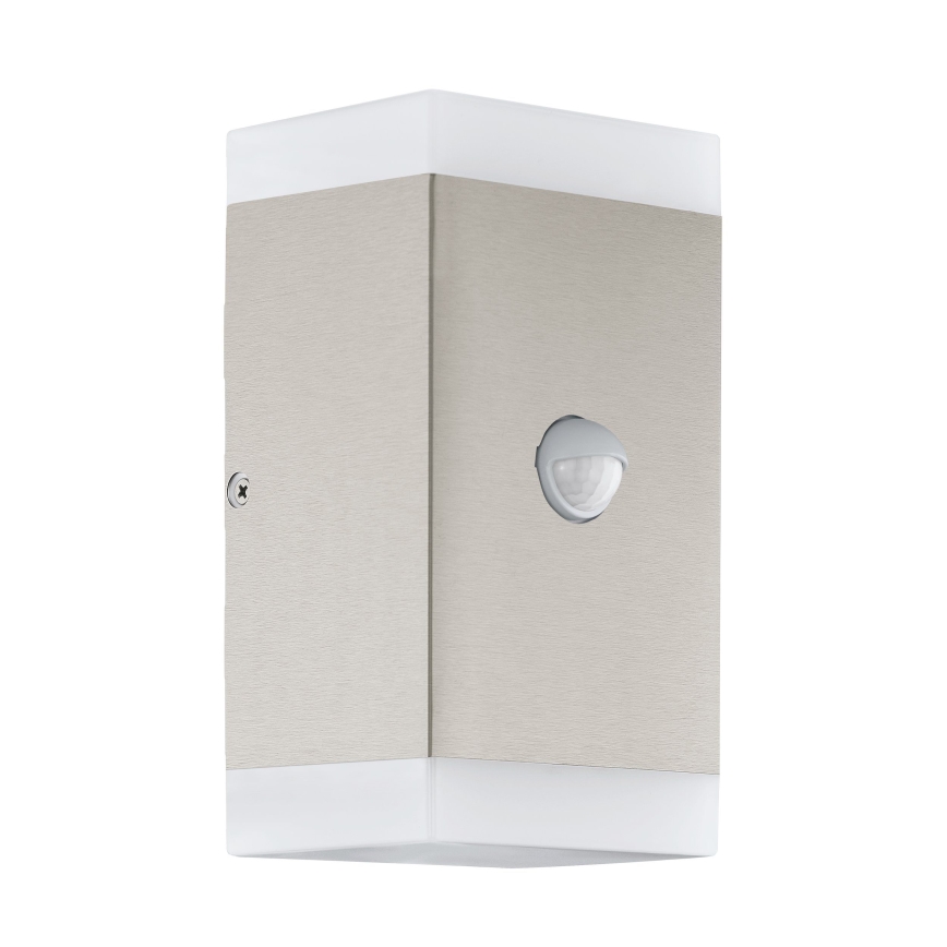 Eglo - Уличный светодиодный настенный светильник с датчиком 2xGU10/4,6W/230V IP44