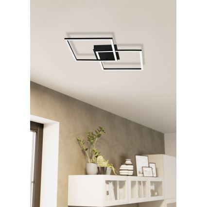 Eglo - Светодиодная припотолочная люстра с регулированием яркости LED/28W/230V 3000-6500K + дистанционное управление