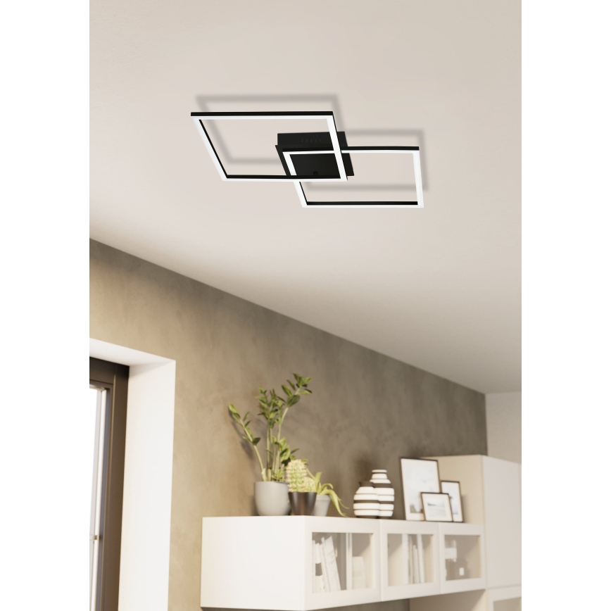 Eglo - Светодиодная припотолочная люстра с регулированием яркости LED/28W/230V 3000-6500K + дистанционное управление