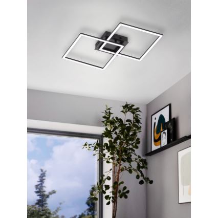 Eglo - Светодиодная припотолочная люстра с регулированием яркости LED/28W/230V 3000-6500K + дистанционное управление