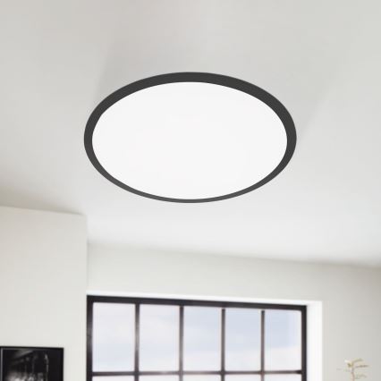 Eglo 75577 - Светодиодный потолочный светильник с регулированием яркости SALOBRENA-TW LED/32,5W/230V диаметр 60 см + дистанционное управление