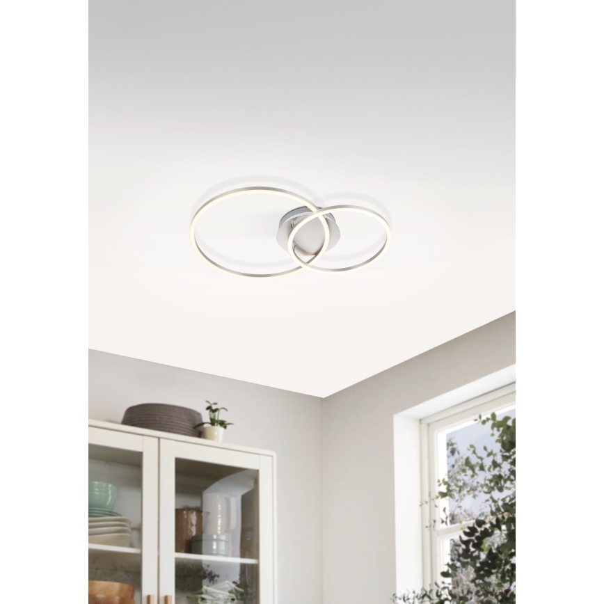 Eglo - Пристельова LED RGB люстра з регулюванням яскравості LED/21,5W/230V 3000-6500K + дистанційне керування