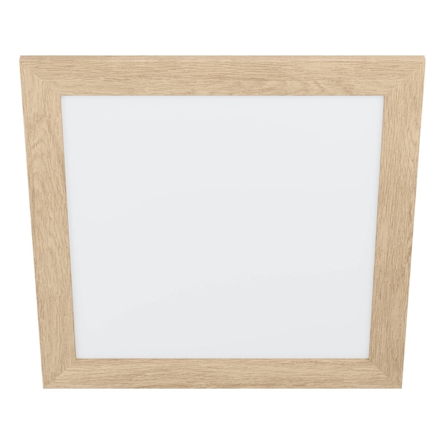 Eglo 75643 - Стельовий LED світильник CALEMAR LED/19W/230V 4000K 43,7x 43,7 см коричневий
