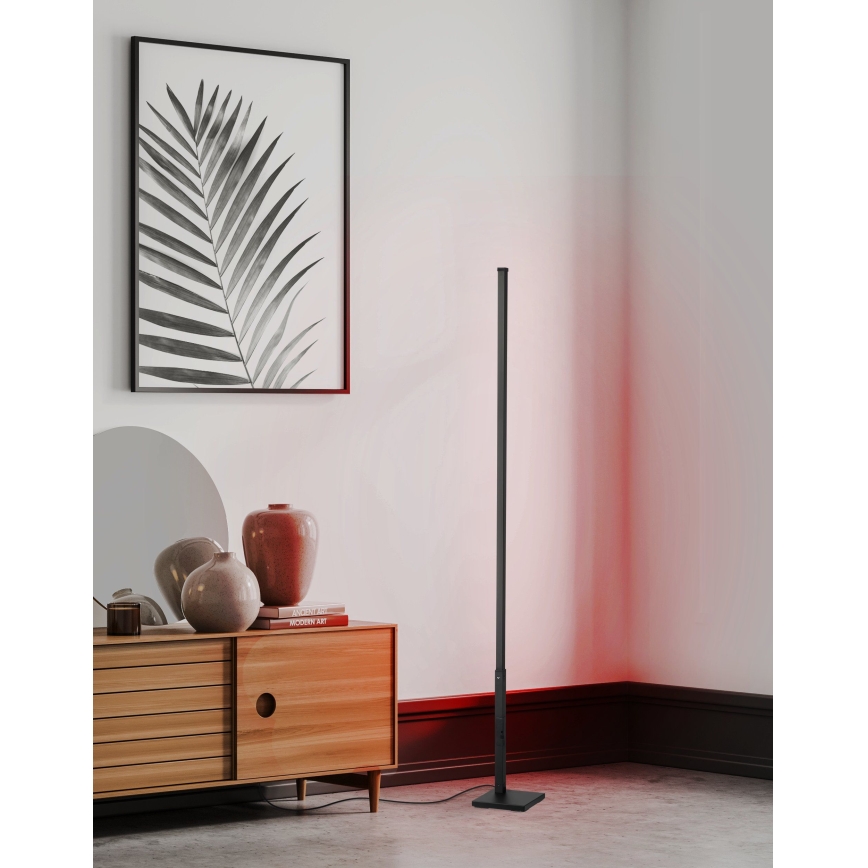 Eglo - Светодиодный RGB-торшер с регулированием яркости LED/13,5W/230V 2700-6500K + дистанционное управление