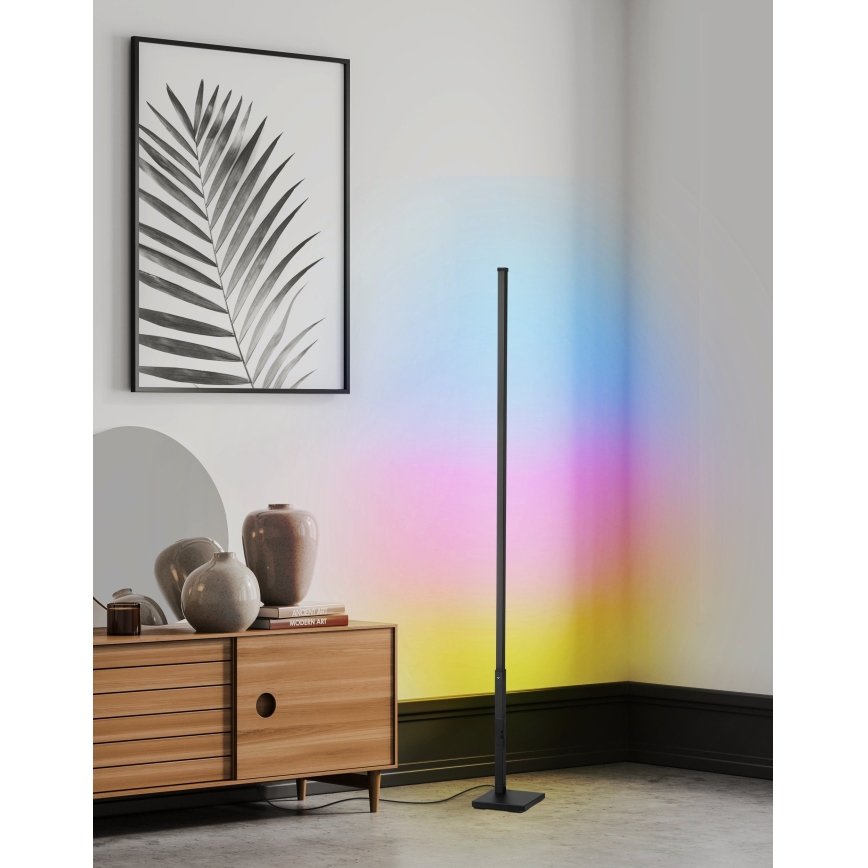 Eglo - Светодиодный RGB-торшер с регулированием яркости LED/13,5W/230V 2700-6500K + дистанционное управление