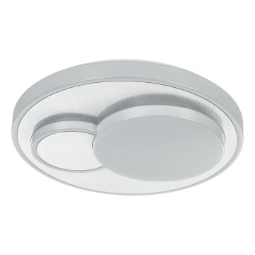 Eglo 75664 - Светодиодный потолочный светильник LEPRESO LED/19,5W/230V диаметр 38,5 см матовый хром