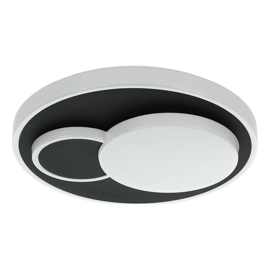 Eglo 75665 - Стельовий LED світильник LEPRESO LED/19,5W/230V діаметр 38,5 см чорний
