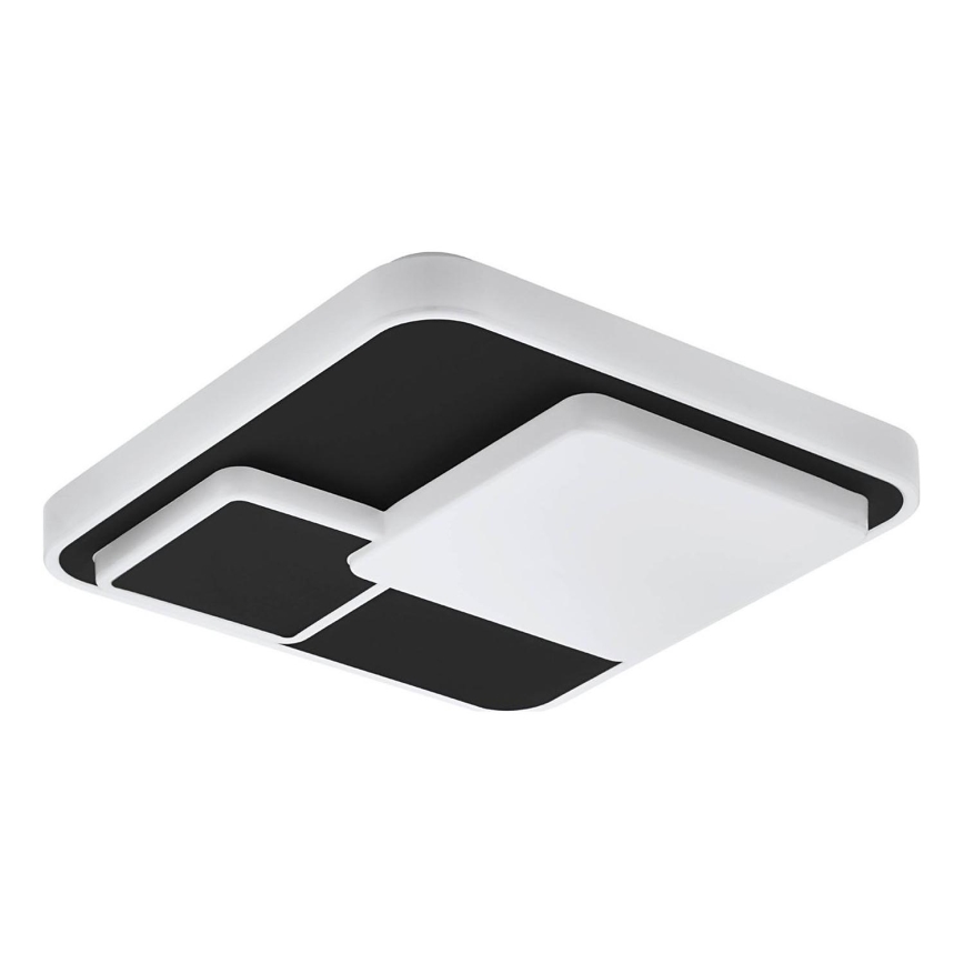 Eglo 75667 - Стельовий LED світильник LEPRESO LED/19,5W/230V 38,5x38,5 см чорний