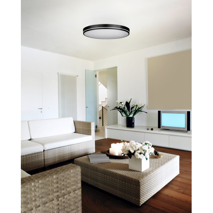 Eglo - Светодиодный потолочный светильник с регулированием яркости LED/22W/230V 3000-6500K + дистанционное управление
