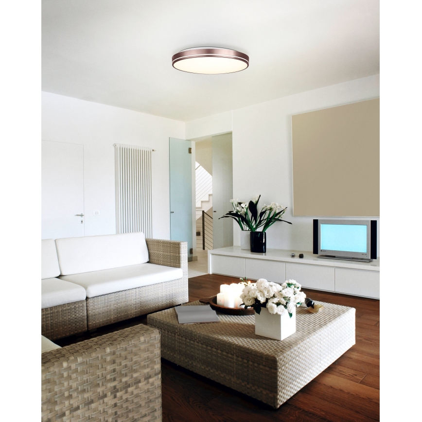 Eglo - Светодиодный потолочный светильник с регулированием яркости LED/22W/230V 3000-6500K + дистанционное управление