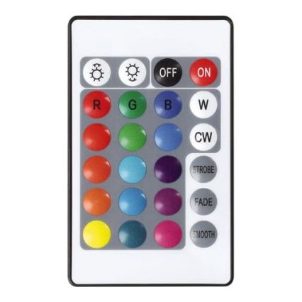 Eglo - RGB LED з регульованою яскравістю зовнішній акумуляторний світильник LED/2600 mAh IP44 білий + пульт дистанційного керування