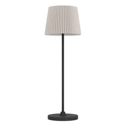 Eglo - Диммируемая сенсорная настольная лампа с зарядкой LED/3,8W/5V 2400/3000/4000K 2000 mAh черный/кремовый