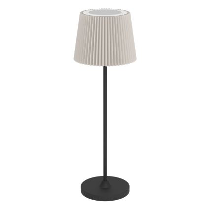 Eglo - LED регульована сенсорна акумуляторна настільна лампа LED/3,8W/5V 2400/3000/4000K 2000 mAh чорна/кремова